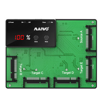 MAIWO-estación de acoplamiento con clon, multibahía, Metal, plástico, 5 bay, CFast, SSD, duplicador