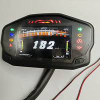 INSTRUMEN MOTOR TFT BARU UNIVERSAL untuk SEMUA KENDARAAN DAPAT MENSETEL DATA VERSI CHINA/INGGRIS 1/2/4 Silinder MOTOR SPEDOMETER