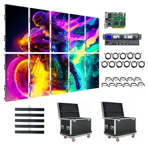 Tüm parçaları ile 2.6mm 2.9mm 3.9mm 4.8mm dikişsiz ekleme Led Panel ekran P2.6 P2.97 P3.91 P4.81 açık kapalı sahne ekranı