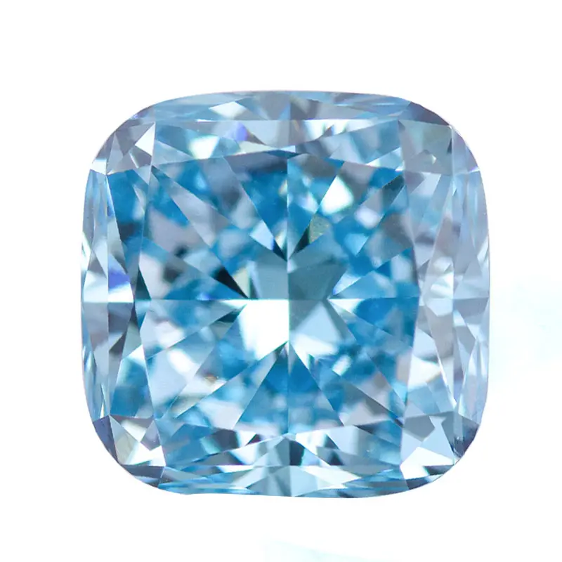 High End Quality IGI Certificate 1.22 Carat F VS1 Grade Cushion Shape Blue Color CVD Laboratory Diamond Lab Diamond