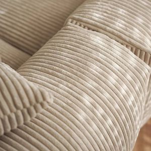 Conjunto de Sofás Modulares Contemporáneos, Sofás Seccionales Modernos de Terciopelo Sepia, Jacquard de Lino <span class=keywords><strong>Vainilla</strong></span> Francesa, Sofás de Esponja para Sala de Estar/Apartamento - Product Image 4