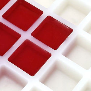 Moldes de Silicona para Caramelos de Chocolate y Azúcar, Cuadrados, para Caramelo Duro, 28 Cavidades, Moldes Personalizados para Pasteles, 3 Piezas, Grado Alimenticio, Antiadherentes, No Tóxicos - Product Image 2