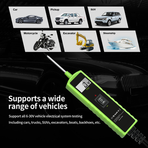 Probador de Circuitos TopDiag P60 Power Probe Automotriz 12V Detector de Voltaje y Diodo Diagnóstico Eléctrico Probador de Batería para Autos - Product Image 3