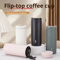Nouveaux produits : gobelets de voyage en acier inoxydable avec couvercles rabattables, bouteilles de sport, gobelets isothermes anti-fuite, tasses à café