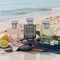 Flacons de parfum roses fantaisie personnalisés 30 ml 50 ml 100 ml Flacons de parfum de luxe Flacons de parfum en verre coloré