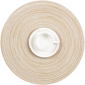 Juego de 6 Manteles Individuales Trenzados Lavables de 15 Pulgadas, Diseño Rústico Ecológico, Poliéster y Algodón, Resistentes al Calor de 5 mm - Product Image 5