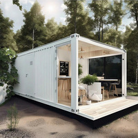 Casa Contenedor Prefabricada Personalizable, Casa Modular de Acero de Color para Vivienda en Villas y Resorts