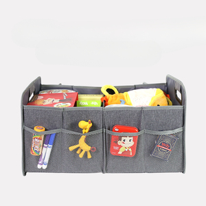 Organisateur de rangement pliable multi-compartiments pour coffre de voiture, idéal pour le <span class=keywords><strong>camping</strong></span>, les pique-niques, les fêtes, la randonnée, les SUV, les minivans et les camions, en tissu Oxford - Product Image 2