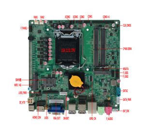 ELSKY Quad Core I5 8500 I7 8700 H310 Chipset USB 1HD-MI VGA DP OSWIN10 Linux COM RS232/485 DDR4 32GB <span class=keywords><strong>SSD1TB</strong></span> Lga 1200 carte mère carte mère 1155 lga 1151 - Product Image 1