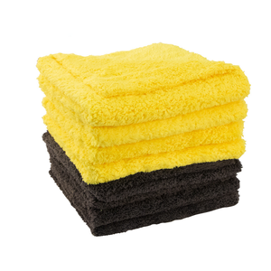 Microfibre Auto polissage serviette corail polaire grande peluche épaisse douce microfibre voiture nettoyage vaisselle serviettes microfibre - Product Image 6