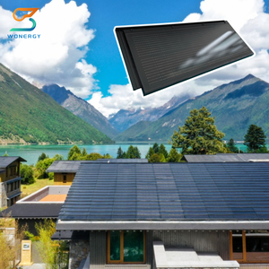 <strong>Solar</strong> Cell Light <strong>Solar</strong> Roofing Sheet 95watt Shingle Roof <strong>Tiles</strong> Black Photovoltaic Paneles Solares De Tejas - Product Image 4