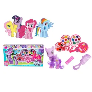 Bán Buôn Lollipop Hình Dạng Trẻ Em Trang Điểm Bộ Cho Cô Gái Unicorn Make Up Kit Cô Gái Đồ Chơi Với Lược Pony