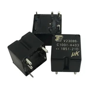 미니 pcb 30A 5pin 12v 24V 5v 9v 전원 JQC-3FF t73 마이크로 전자기 TE V23086-C1001-A403 자동차 릴레이