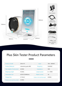 Analisador De Diagnóstico De Pele AI 3D Face Portátil Testador Facial Scanner Dispositivo De Espelho De Rosto Mágico Máquina De Análise De Pele Analisador De Pele