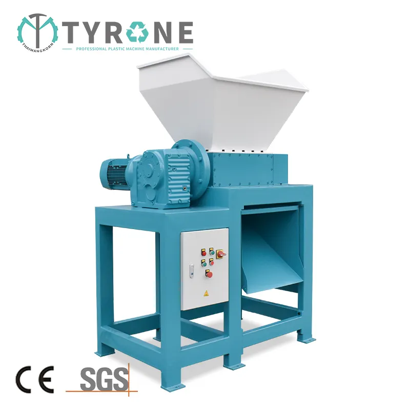 Industri-trituradora de plástico y Metal de doble eje, máquina trituradora de residuos de Metal