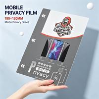 Film protecteur d'écran en hydrogel mat professionnel Zhimei 180x120MM pour machine de découpe de films protecteurs d'écran intelligents