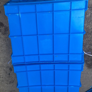 Plastic <b>Crates</b> 560x420x365mm <b>Stackable</b> Solid Box For Warehouse Storage And Tableware Packaging - Product Image 2