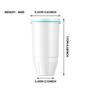 Pureza Z043 <b>Water</b> Filter Cartridge ZR 001 Compatible With <b>Zero</b> <b>Water</b> Bottle Filter High Efficiency Activated Carbon - Product Image 3
