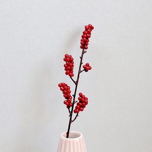Prix usine artificielle <span class=keywords><strong>étamine</strong></span> fleur artificielle pe bleu berry - Product Image 5