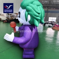 Halloween 5m géant gonflable Clown Nylon Air Dancer événements en plein air publicité arc numérique tente modèle fête fournitures