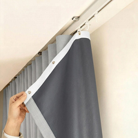 Rideaux occultants DaiRui de haute qualité en faux lin polyester 100% pour chambre d'hôtel, couleur unie, isolation thermique