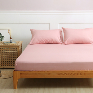 Most Popular Comfortable 100% Cotton <strong>Fitted</strong> <strong>Sheet</strong> Bed <strong>Sheets</strong> for Home and Hotel - Product Image 1
