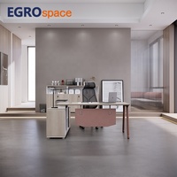 EGROspace - Mobilier de bureau design moderne et luxueux - Table de direction en mélamine pour bureau de direction