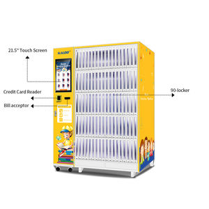 Fournisseur de distributeurs automatiques Haloo, distributeur automatique de livres, magazines et papeterie à 90 casiers pour librairie, école, collège, bibliothèque, centre commercial - Product Image 4