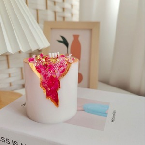 Molly Glory Bougie Parfumée Personnalisée Faite Main Créative Cristal de Roche Cire Gélifiée Aromathérapie Décoration Maison Cadeau - Product Image 4