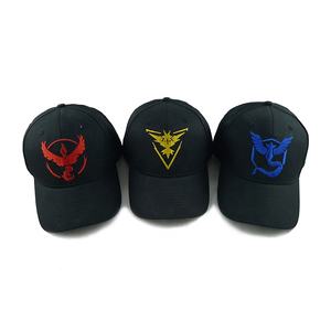 Gorras de béisbol bordadas de 6 paneles promocionales, gorras personalizadas, <span class=keywords><strong>gorra</strong></span> ajustable Unisex de <span class=keywords><strong>Pikachu</strong></span> Pokeball - Product Image 6
