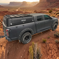 Capot rigide en alliage d'aluminium robuste pour pick-up OEM, compatible Foton Tunland, GMC Sierra 1500, GWM, JMC, Toyota – Sans perçage