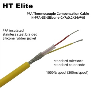 Cavo di Compensazione per Termocoppie Industriale HT Elite, Tipo K/J/E/N/S, Isolato in PVC, con Cavo di Prolunga - Product Image 3