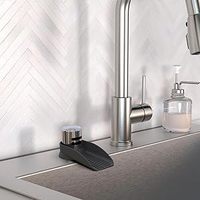 Rallonge de bec de débordement universelle à 4 ° en silicone pour lave-vaisselle avec rampe d'eau Fournitures de bain et de toilette