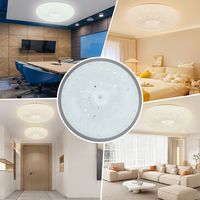 Nouvelle lampe de plafond LED ronde moderne, ambiance lumineuse simple, 9w 12w, chambre à coucher, salon
