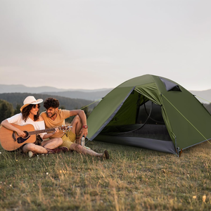 Carpa de Camping Impermeable y Ligera para 2 Personas, Carpa de Senderismo para Dos Personas, para Montañismo al Aire Libre con Toldo - Product Image 6