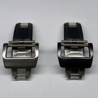 Bracelet de montre en alliage de titane haut de gamme et luxueux, avec fermoir de qualité supérieure, bracelet en caoutchouc fluoré, bracelet personnalisable disponible