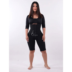 Faja Bra <span class=keywords><strong>Manga</strong></span> Longue, Gaine de compression intégrale, Sous-vêtement correcteur Fajas Colombian, Effet ventre plat et remonte-fesses - Product Image 6