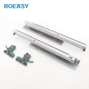 Cho roeasy thiết kế hiện đại phần cứng đồ nội thất không ồn ào <span class=keywords><strong>undermount</strong></span> đẩy mở ngăn kéo <span class=keywords><strong>Slide</strong></span> cho nhà bếp phòng tập thể dục phòng ngủ phòng tắm - Product Image 2