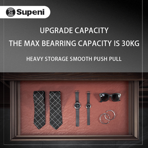 Caja de Almacenamiento para Armario Serie 19, de Cuero Mocha, Organizador de Armario de Aleación de Aluminio Premium y <span class=keywords><strong>ABS</strong></span> - Product Image 5