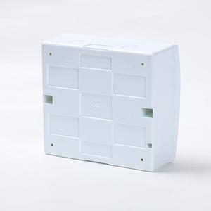 Boîtier de distribution <span class=keywords><strong>électrique</strong></span> en plastique QHECO Q1-Blue à montage en surface, 220V, 6/16 prises, utilisation intérieure, disjoncteur - Product Image 4