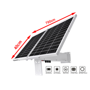 Uniview <span class=keywords><strong>Uni</strong></span> Hik Vision Dahua Sistema de energía solar 60W Mono Panel 30AH 333WH DC12V 5V 24V Estable para enrutador de iluminación de cámara 4G - Product Image 6