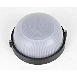 Lampada da Esterno Impermeabile SATURNINA NERA LED Cilindrica in Policarbonato - Product Image 1