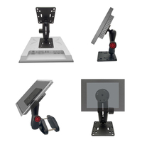 Support de tablette pour voiture avec verrou de sécurité, tige de 15 cm, connecteur à rotule métallique et support d'ordinateur