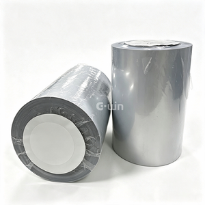 High Quality Printing <b>Machinery</b> Materials Transparent Silver Self-adhesive <b>Stickers</b> Roll Material for Label <b>printer</b> Use - Product Image 1