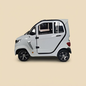 Nuevo Remolque de Comida Motorizado Eléctrico con Batería de Plomo-Ácido de 60V 1000W/2000W, 4 Ruedas, Caja de Madera Roja, Automático, para Venta de Aperitivos 2025 - Product Image 1