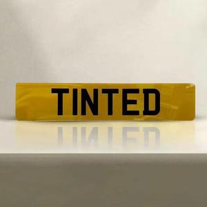 Placa de Matrícula de Coche Acrílica Blanca y Amarilla, Acrílico Reflectante 3D, Números y Letras Acrílicas 4D, Placa Europea - Product Image 2