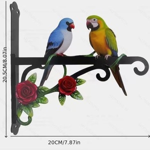 Decorazione da Parete Moderna in Metallo Nero a Forma di Animale, Arte Murale in Ferro per Soggiorno, Camera da Letto, Ingresso e Esposizione all'Aperto - Product Image 4