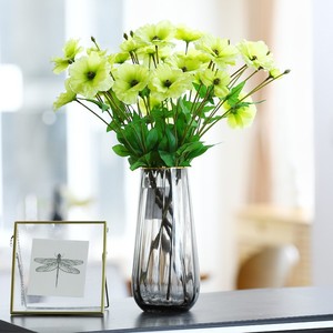 Bouquet de pivoines artificielles champagne rose clair en plastique, fleurs en soie douce, pour mariage, extérieur, décoration intérieure, haute simulation - Product Image 2