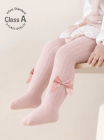 Collants côtelés en coton doux antidérapants pour bébés filles, en coton à longues fibres, écologiques, pour tout-petits de 0 à 12 ans, vente en gros