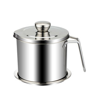 1.7 l 304 בקבוק שמן נירוסטה מסנן בית מטבח ביתי מיכל אחסון שמן עם מסננת מתכת לשימוש מזון - Product Image 1